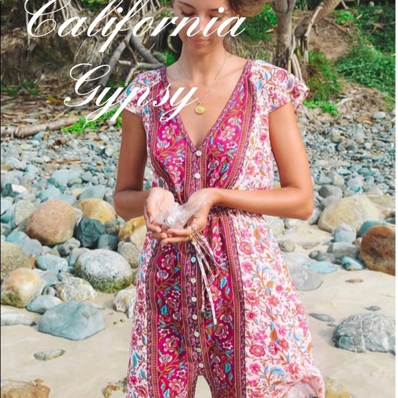 Boho Chic Floral Mini Dress - Picture 11 of 15